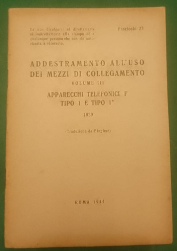 Addestramento all uso dei - addestramento,