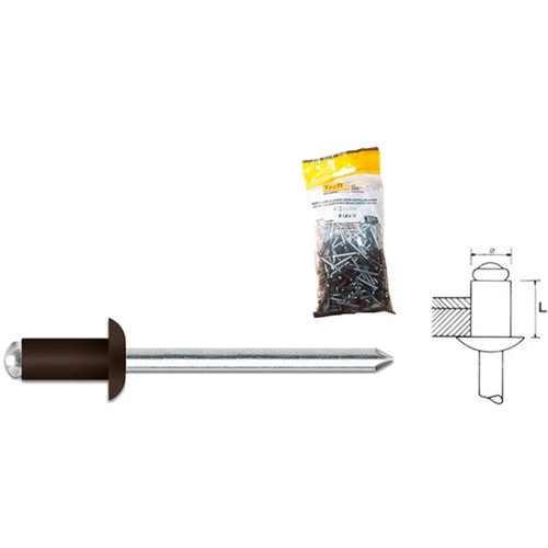 Rivetti alluminio testa - rivetti,