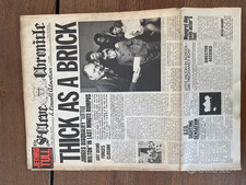 JETHRO TULL - Thick as a Brick  ed.originale 1972 , custodia newspaper 