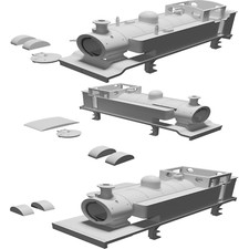 Train Engine Body Compatible with Baby E2 Thomas Style for Jinty Chassis