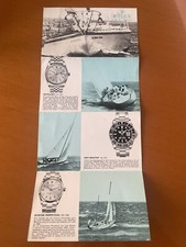 Libretto pubblicitario rolex anni 60