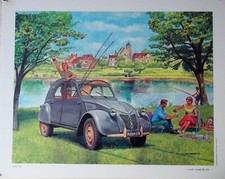 CITROEN 2 CAVALLI SERIGRAFIA