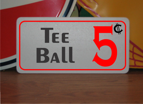 Tee ball centesimi metallo - 5,