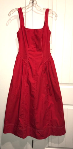 Maxi abito rosso - , senza