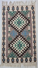 Tappeto Kilim vintage tessuto