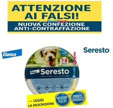 Collare Seresto per Cani fino 8 kg Collari Seresto Elanco ORIGINALE