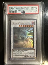 Yugioh PSA 10 Drago Alato Nero