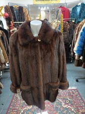 Visone Marrone Glace Con Collo