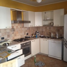 Cucina In Laminato Color Panna Usata Buone Condizioni