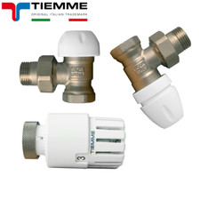 Valvola e detentore a squadra