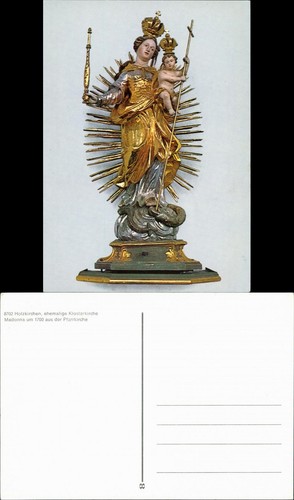 Cartolina chiese legno - cartolina,