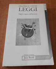 Giacomo B. Contri LEGGI Ambiti e Ragione dell'Inconscio Edizione Jaca Book 1989