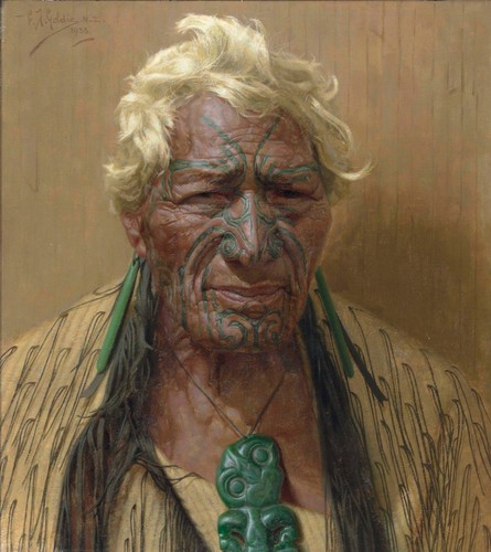 Atama paparangi tatuato - paparangi, capo