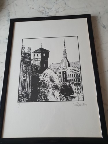 Litografia prova autore - litografia, d'autore