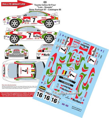 Decals ref 0069 toyota - 0069,