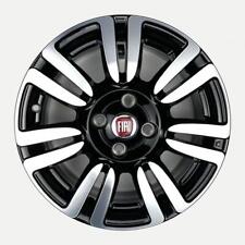 4 Cerchi in lega originali 15" Fiat Grande Punto o Punto Evo nero diamantato