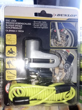 BLOCCADISCO PER MOTO LUCCHETTO ANTIFURTO SCOOTER OTTIMA MARCA DUNLOP