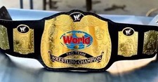 World TAG TEAM Wrestling Championship Replica Belt 2mm Adult Size NEW