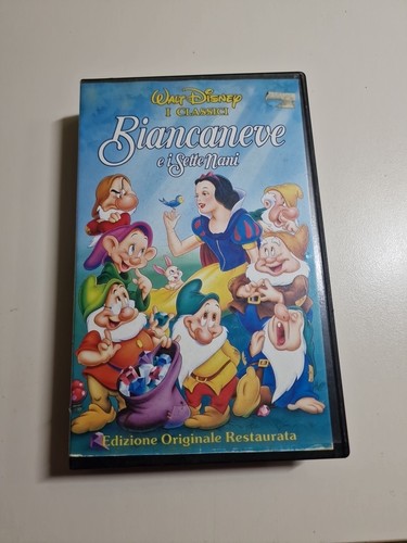 Vhs biancaneve 7 nani - vhs,