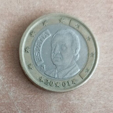 SPAGNA 1 euro 2001 1 €