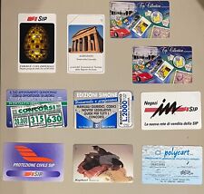 Lotto 10 Schede telefoniche omaggio nuove magnetiche codici regolari sip