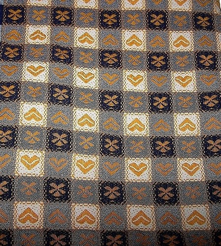 Scampolo tirolese blu giallo - tirolese,