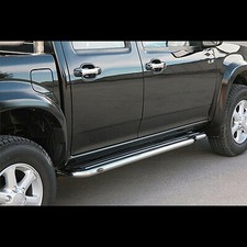 Pedane laterali inox lucido 50mm Isuzu D-Max dal 2007 al 2011