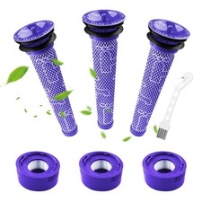 6 Pezzi Filtro Compatibile con Dyson V8 V7, 3 Pre Filtro e 3 HEAP Post-filtri