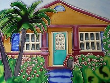 Casa sulla spiaggia piastrelle