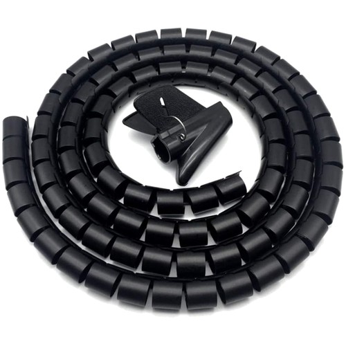 Cavo spirale nero - ,, guaina