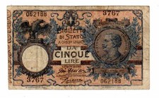 Italie ITALY ITALIA Billet 5