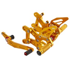 PEDANE ARRETRATE REGOLABILI ORO PER HONDA CBR 1000 RR-R SP 2021 > 2025 Y0