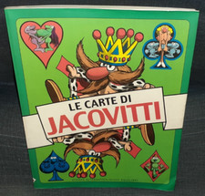 LIBRO LE CARTE DI JACOVITTI Vintage 2003 ILLUSTRAZIONI EROS FUNNY HOT POKER CARD