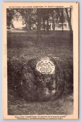 Cartolina antica kansas - antica,
