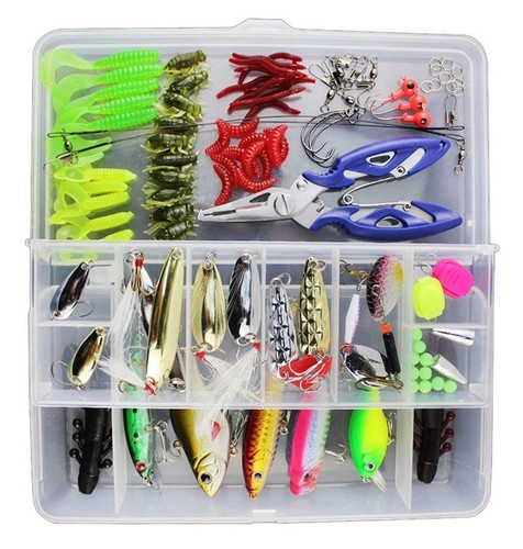 Kit pesca 120pz esche - da,