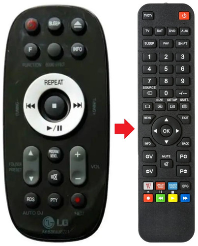 Telecomando adatto per - , lg