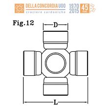 CROCIERA CARDANICA 27 x 74,50