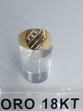 Anello in oro giallo 750 18