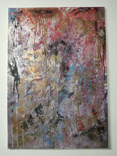 Quadro Moderno Astratto pezzo unico Realizzato A Mano