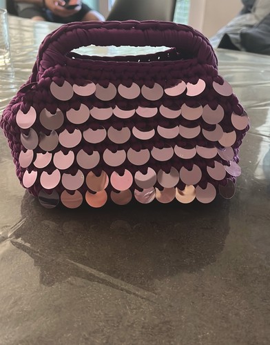 Borsa fatta mano uncinetto - fatta, a