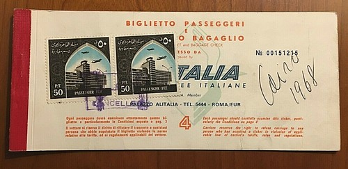 Alitalia biglietto aereo - ,