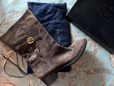 Prada Boots Brown Leather Sz