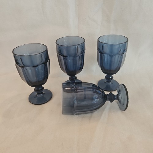 Libbey duratuff calici blu set - calici,