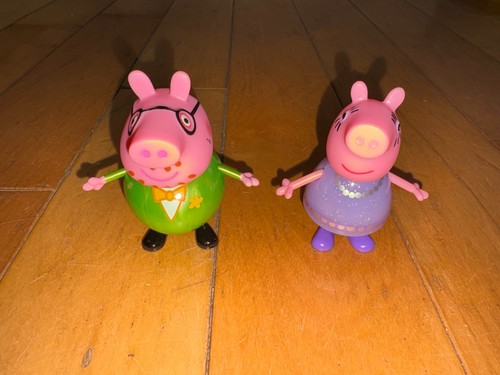Peppa pig figure mommy daddy - pig,