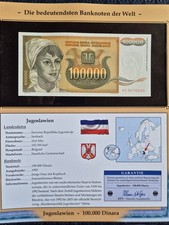 Banconote Del Mondo Jugoslavia