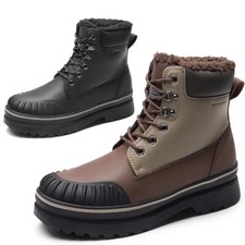 Stivali Uomo Neve Invernali Isolati Impermeabili Outdoor Scarpe Grip Affidabili
