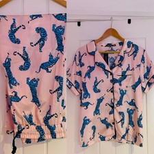 Pigiama tigre in raso di seta