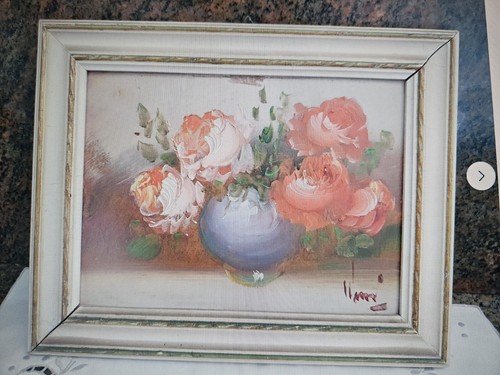 Quadro vintage dipinto mano - dipinto,
