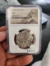 1753P Bolivia 8 Reales Valuta