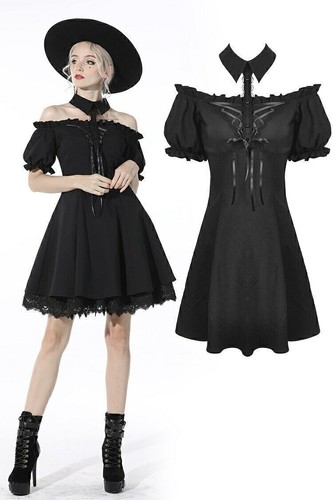 Abito corto donna dark love - abito,